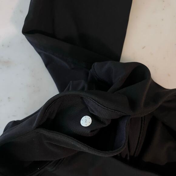 Lululemon Fast Track Pant II Women’s Jogger Leggings Size 2 Black High Waist - Picture 11 of 11